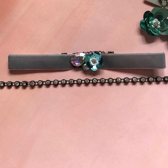 Beautiful Grey Embellished Chocker - Picture 1 of 4